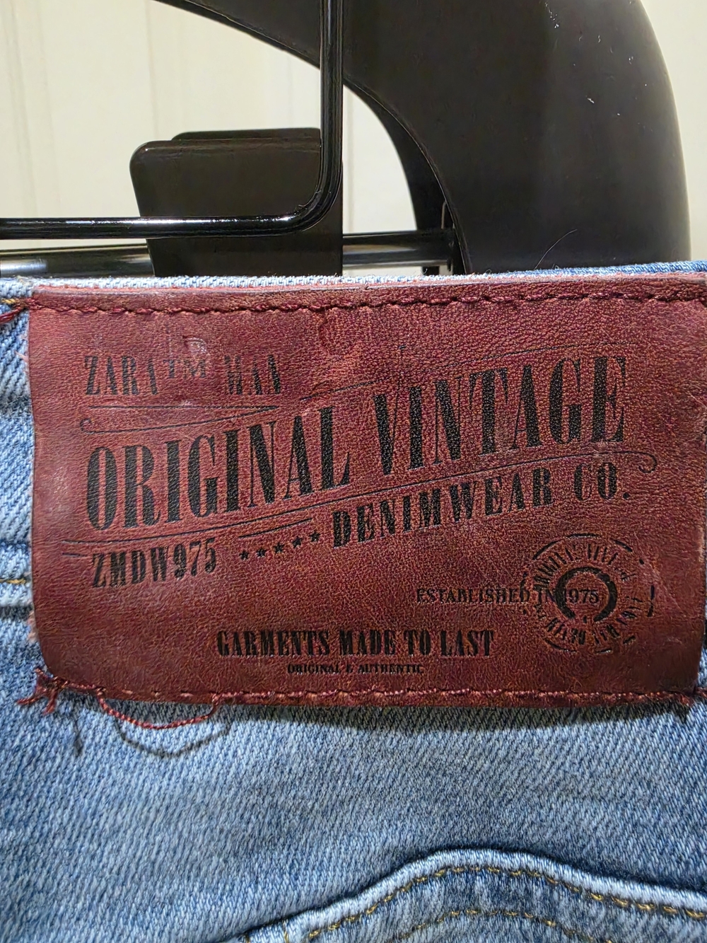 Zara Original Vintage Blue Denim Jeans
